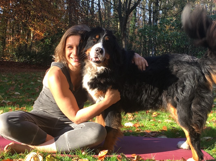 Petra met Hond Petra met hond