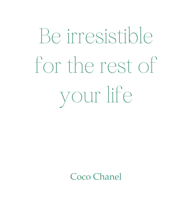 Be irresistible nwp Be irresistible for the rest of your life