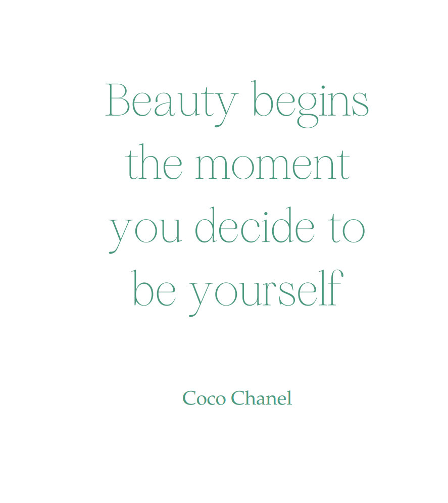 Beauty begins the moment nwp Rebecca cielo